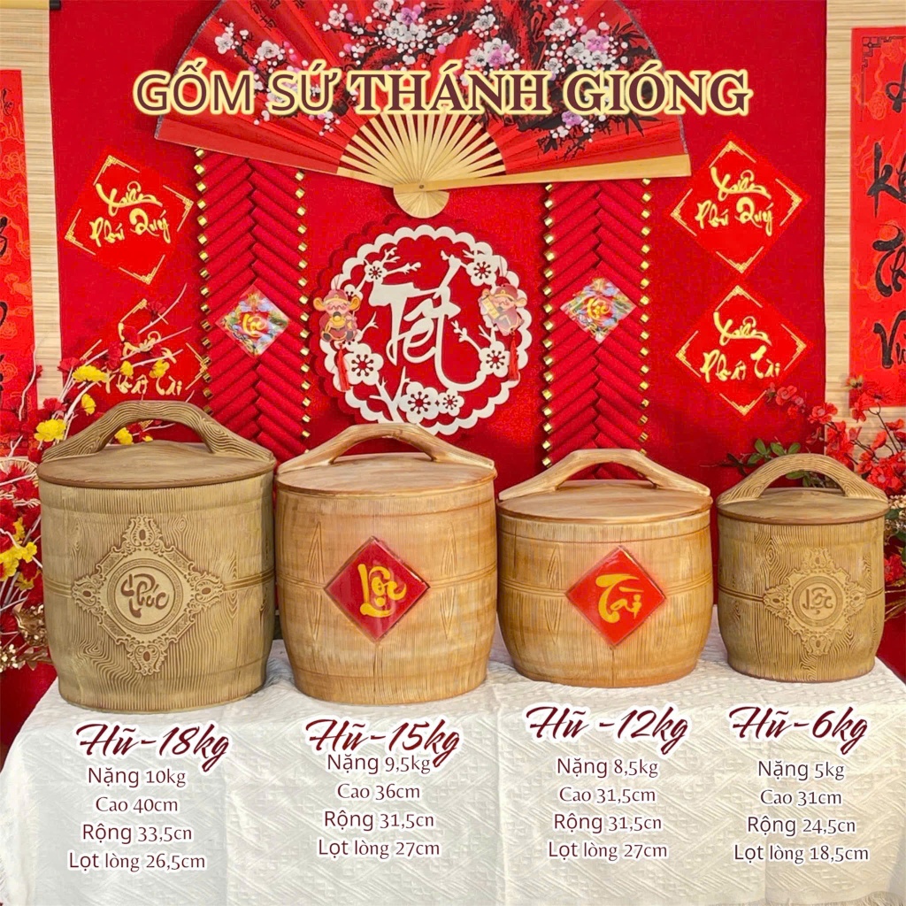 Ceramic rice jars and jars for fortune. Rice vases, feng shui rice jars ...