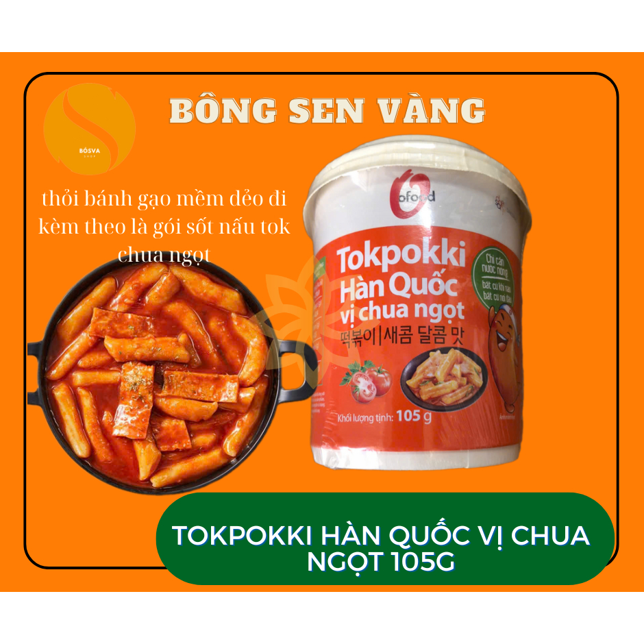 Korean Tokpokki sweet and sour taste O'Food 105g | Shopee Singapore