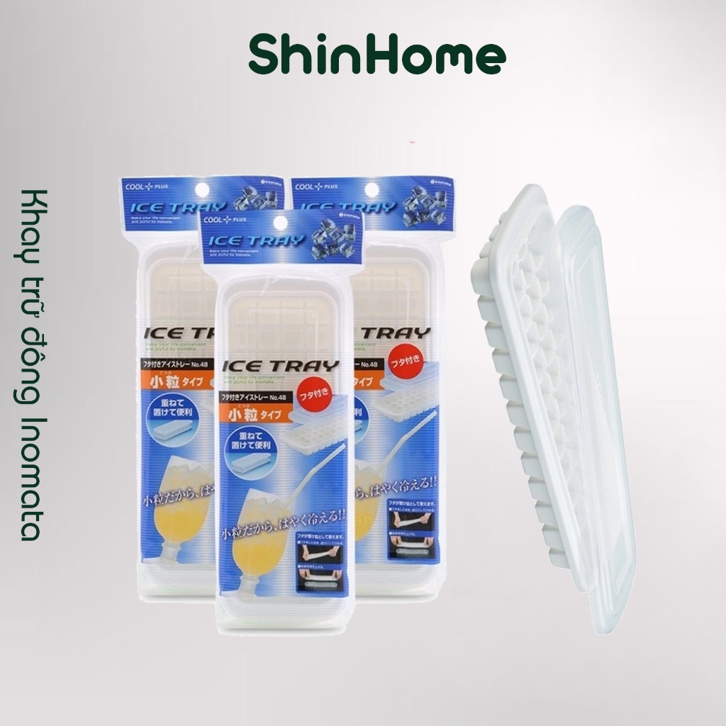 Inomata freezer tray with lid - Made in Japan | Shopee Singapore