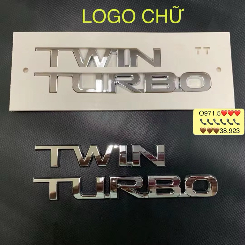 TWIN TURBO LOGO LAND CRUISER CAR STICKER | Shopee Singapore