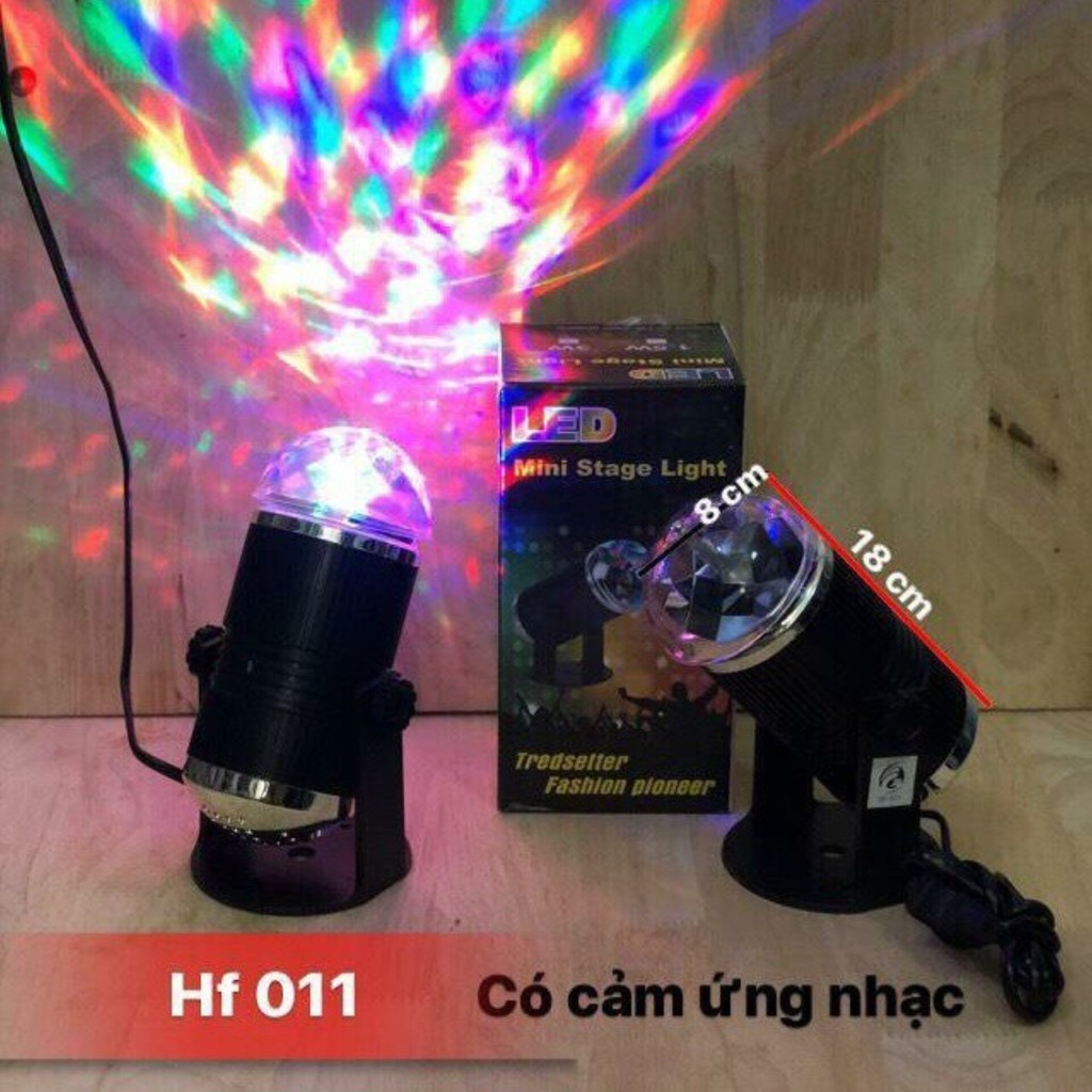 Sound Touch Led Disco Light, 360 Degree Rotation, Direct Plug | Shopee ...