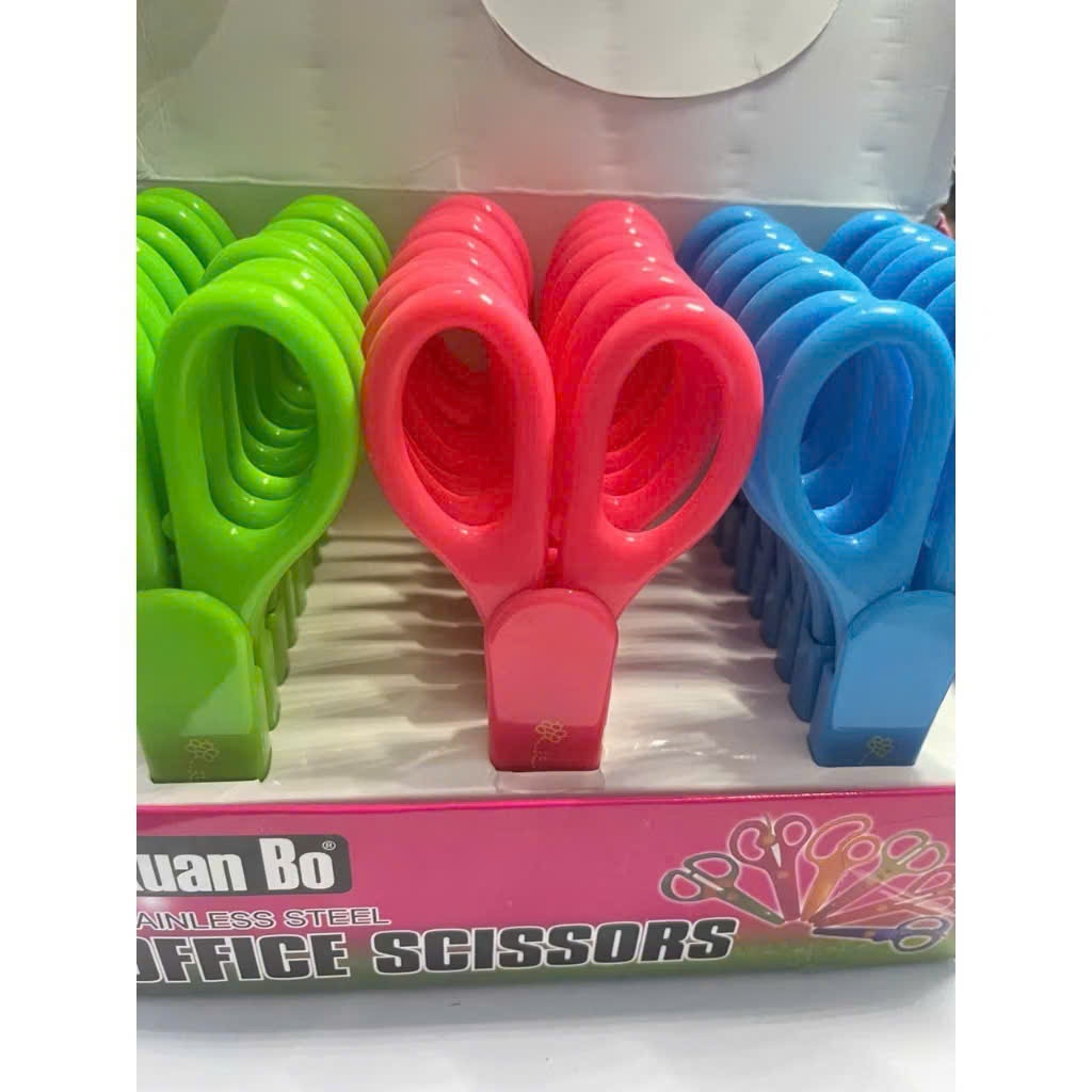 Craft Paper Cutting Scissors with Lid for Children (Random Color ...