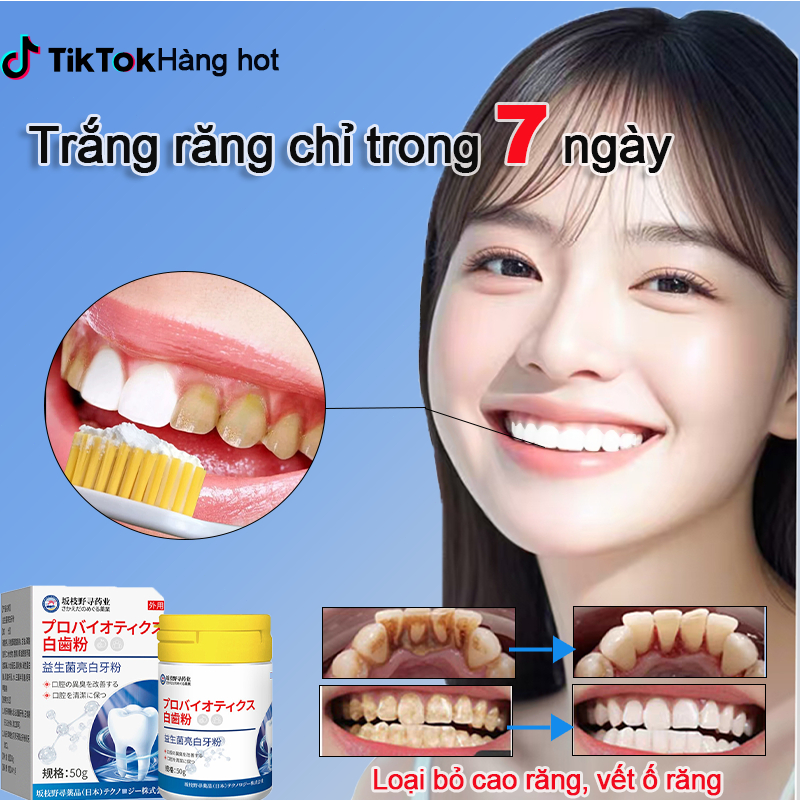 Japanese Probiotic Toothpaste Instant Teeth Whitening 50g Whitens ...
