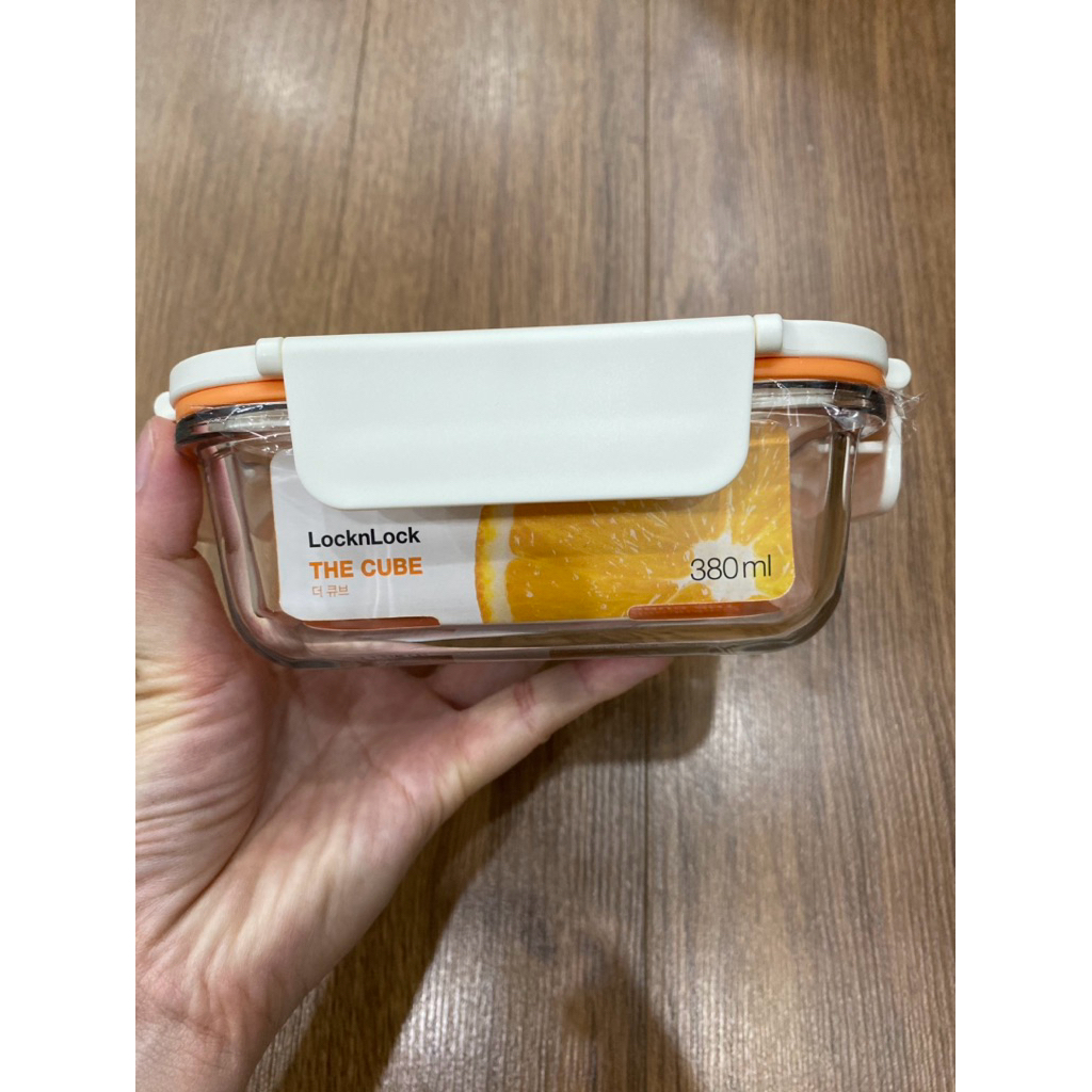 Locknlock GLASS FOOD CONTAINER THE CUBE GLASS FOOD CONTAINER | Shopee ...