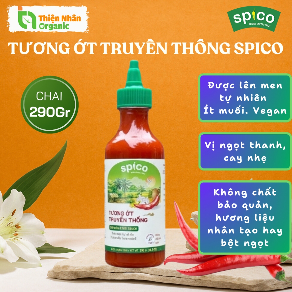 SPICO Sriracha Chilli Sauce Traditional Chili Sauce Sweet and Mild ...