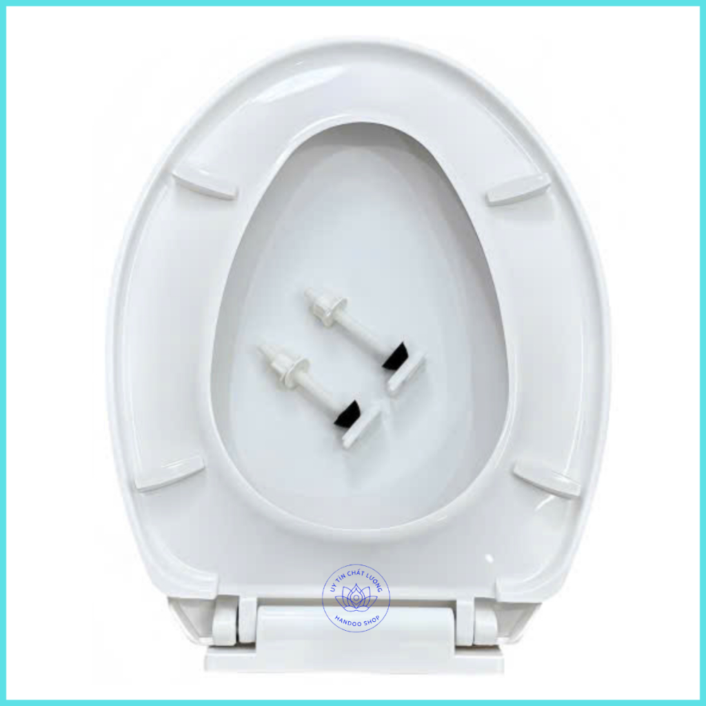 Porcelain white soft-falling toilet lid replaces 2-piece toilet, size ...