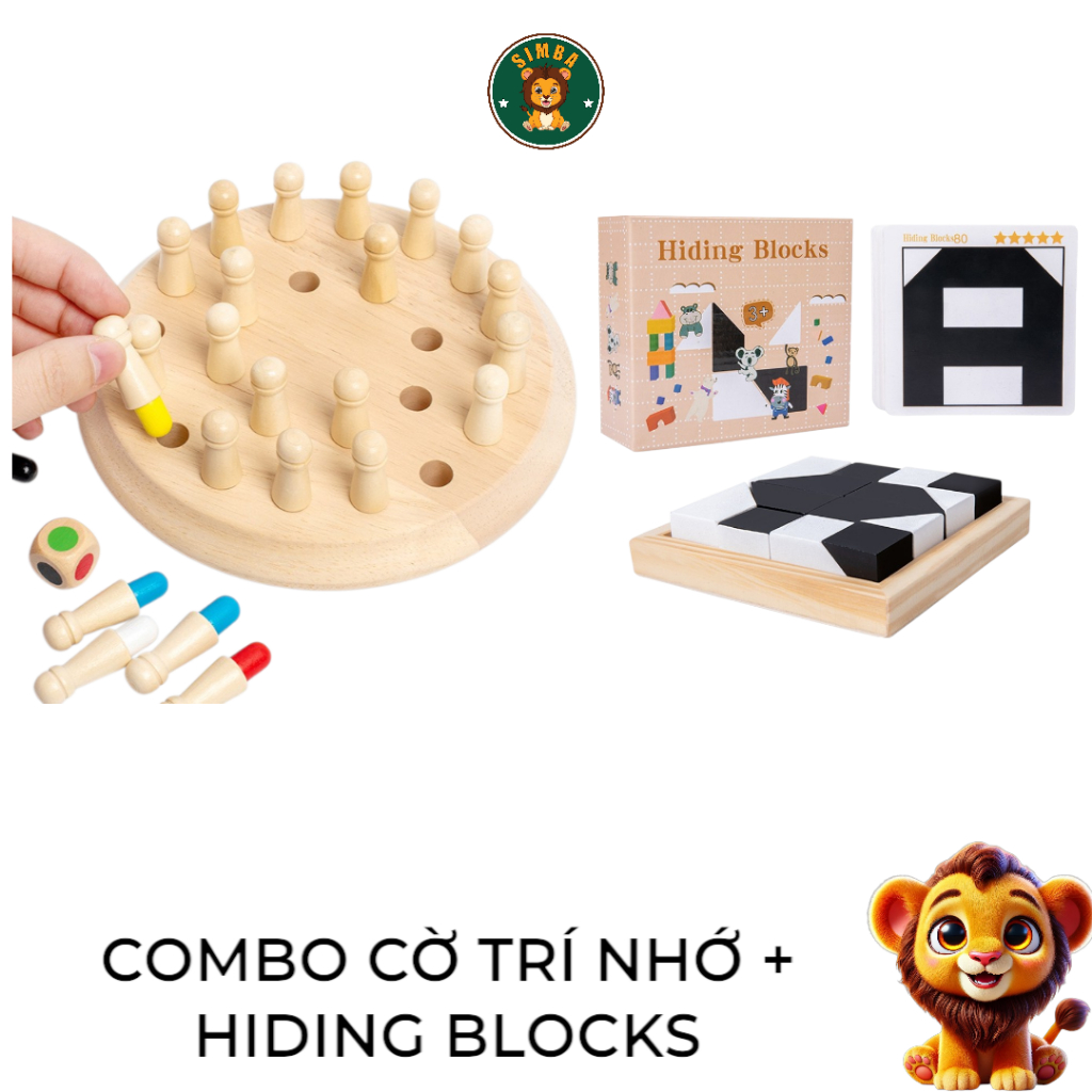 COMBO Intellectual toys Memory flag + Hiding Block Simba Shop Increases ...
