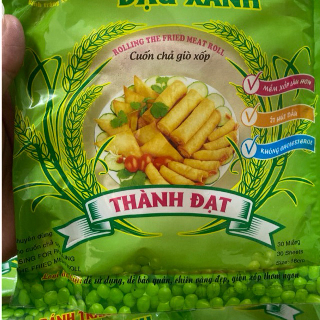5 Packs of Beef Bia Cake - Spring Roll Shell, Green Bean Beef Rice ...
