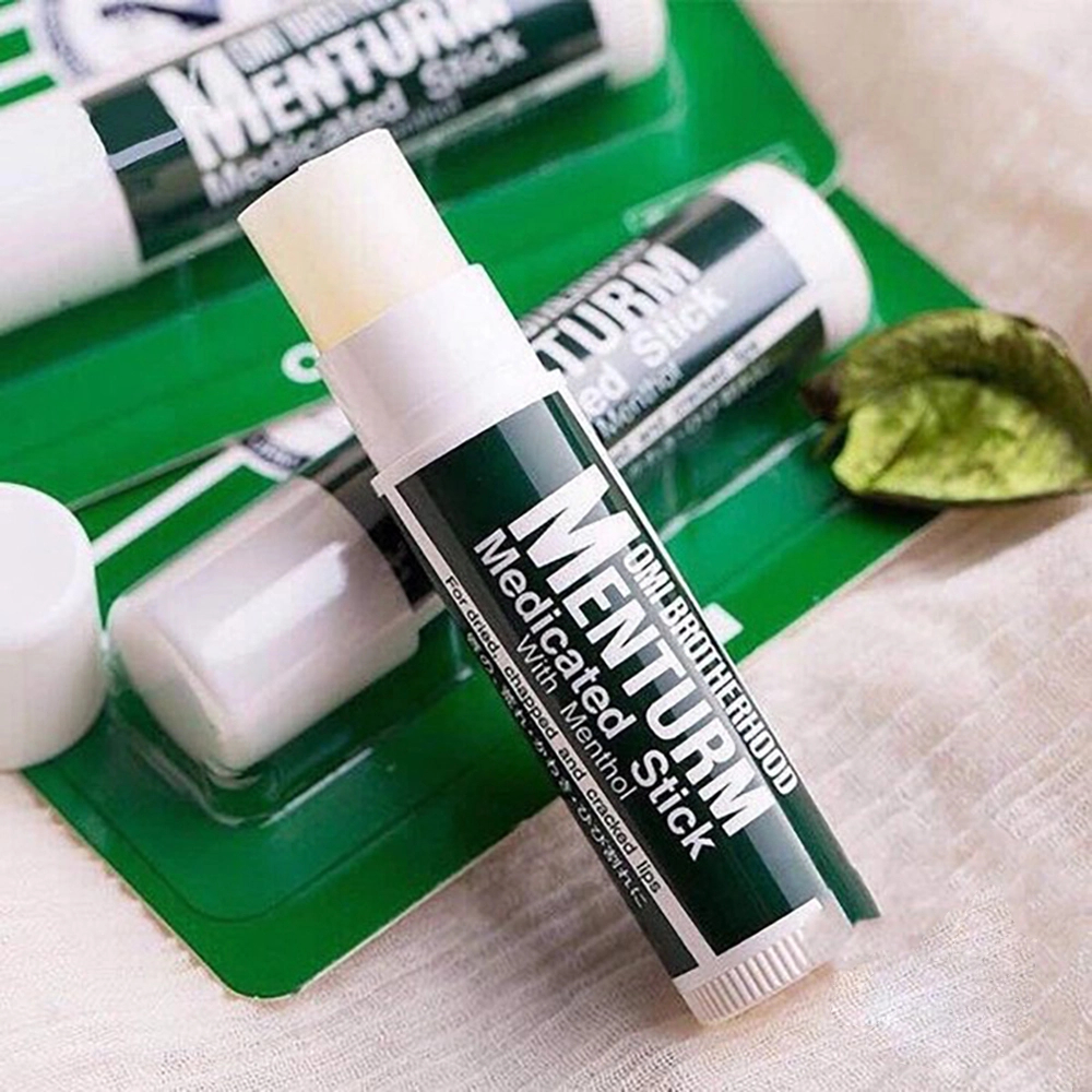リップケア Domi Brotherhood Menturm Medicated Stick Omi Menturm Brotherhood Menturm Medical Lip Balm Stick (4g) Japan