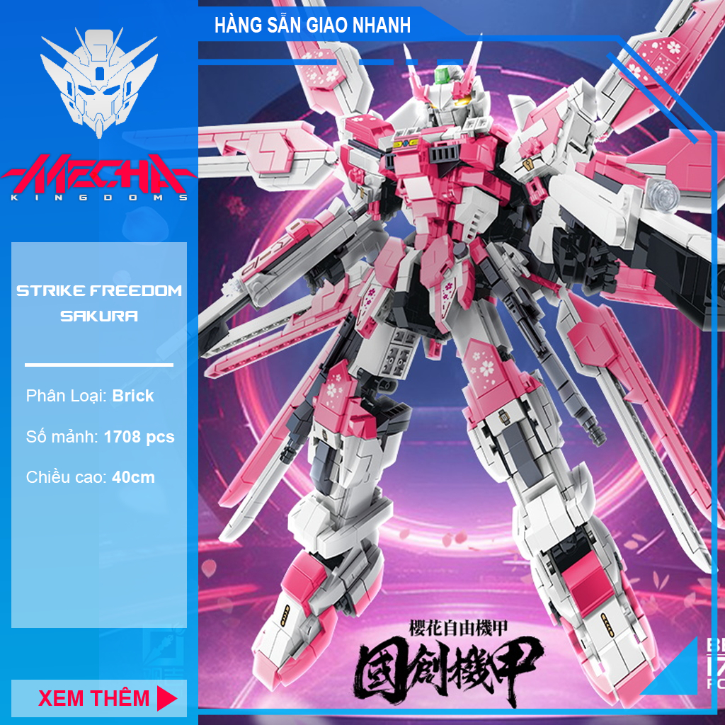 [AVAILABLE] Bricks GD Strike FreeDom Sakura Assembly Model | Shopee ...