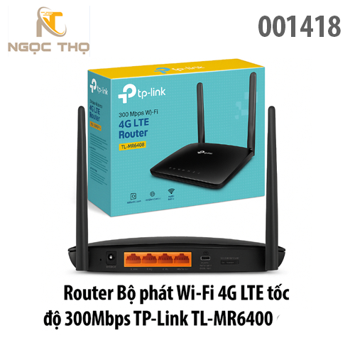 TP-Link TL-MR6400 Modem/Routeur 4G LTE WiFi N 300 Mbps