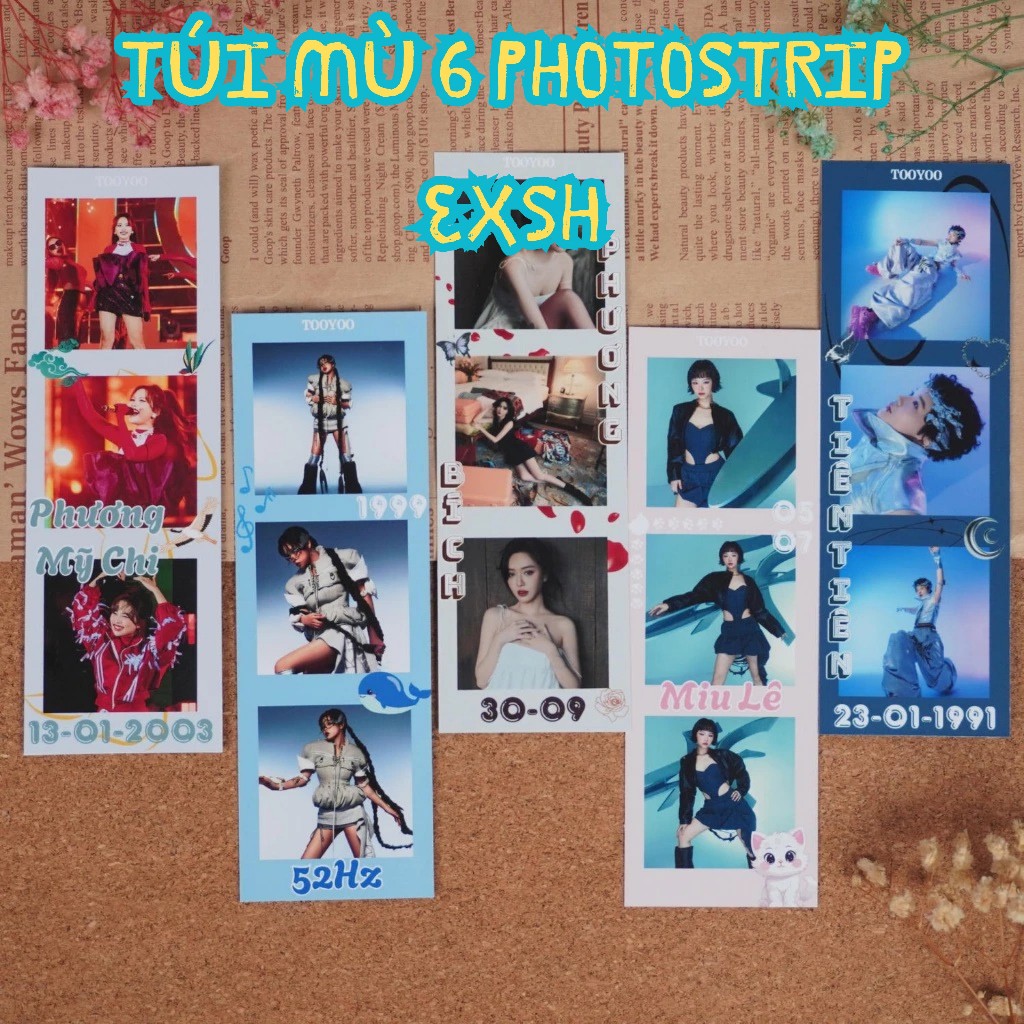 Blind bag includes 6 different EXSH Photostrips TooYoo CARD0021 ...