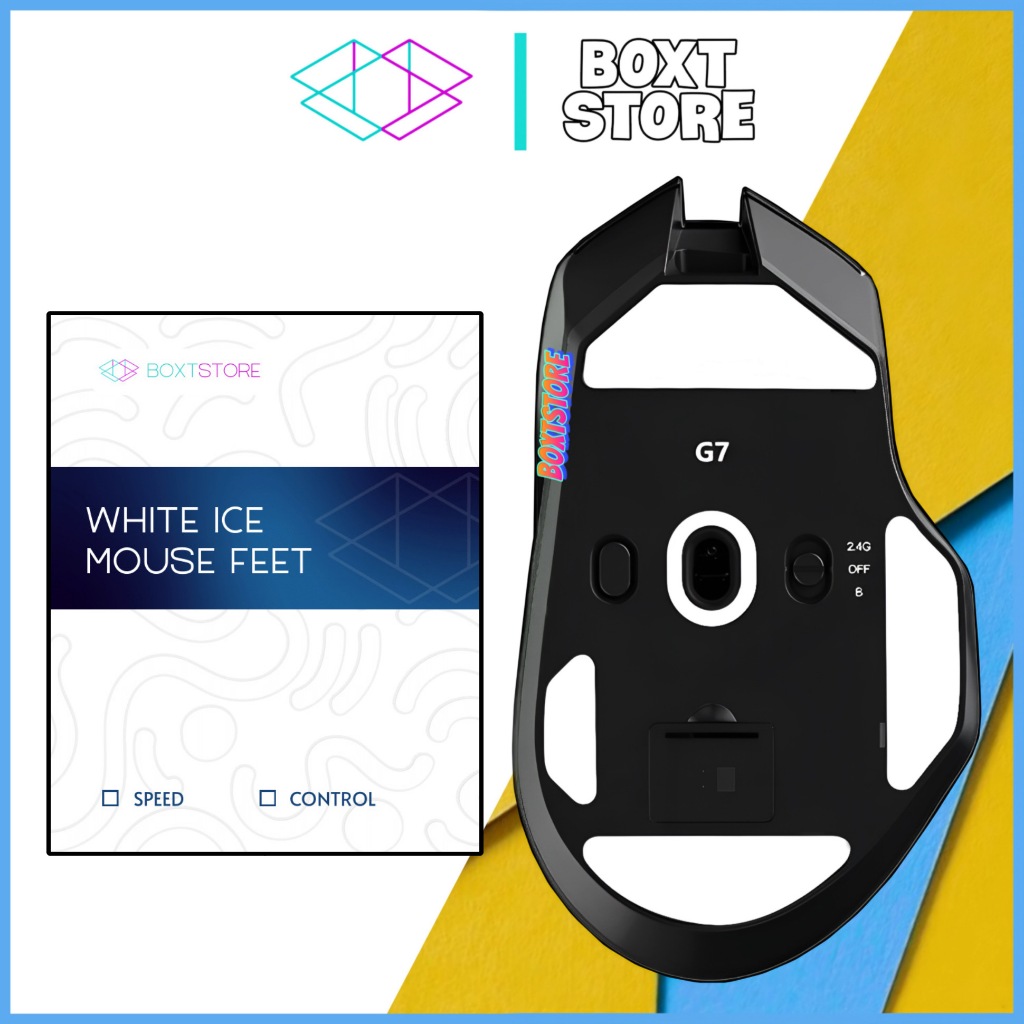Mouse Feet PTFE WHITE ICE for Mchose G7 Pro Mouse - Feet Mchose G7 ...