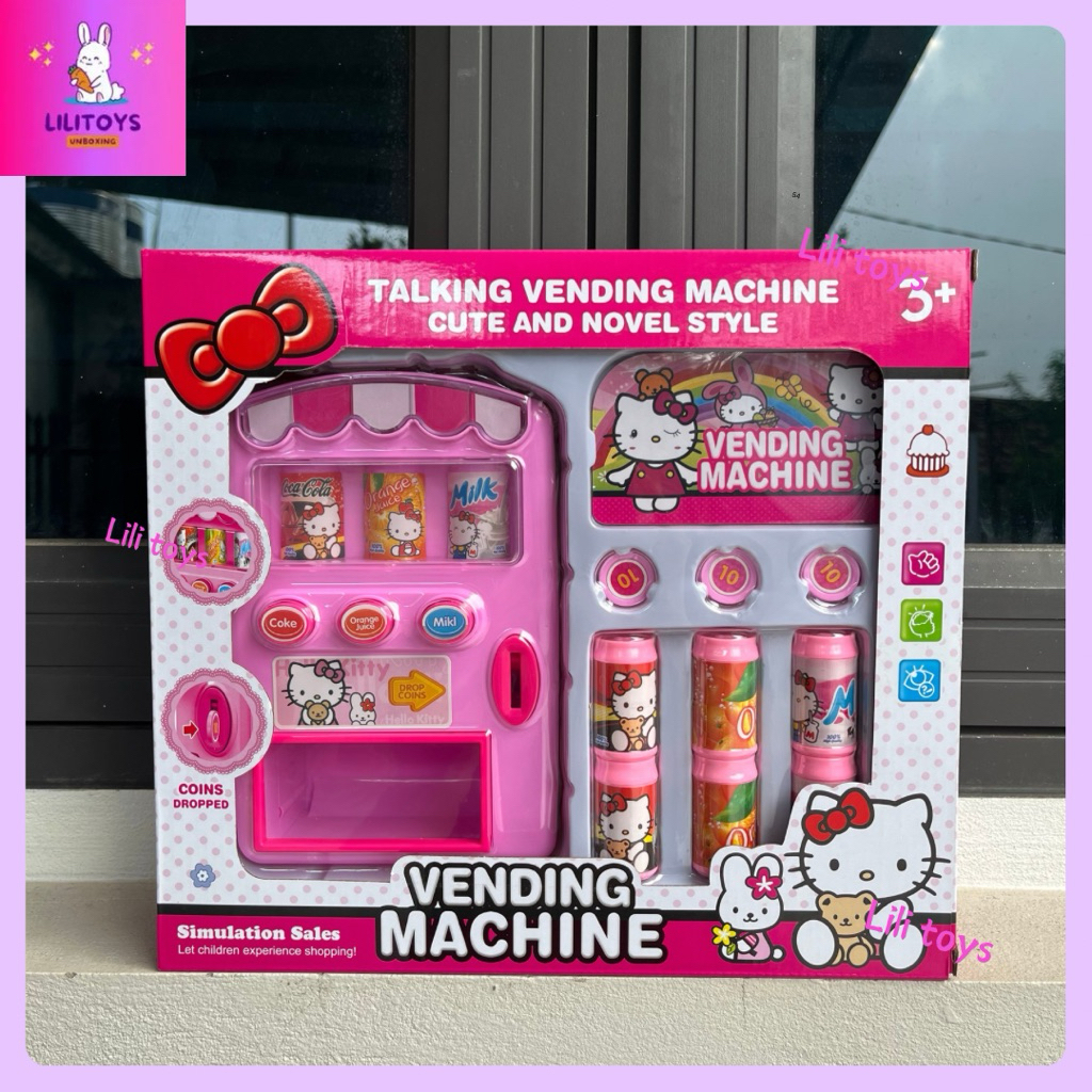Hello Kitty Drink Vending Machine Toy, Soft Drink Vending Machine ...