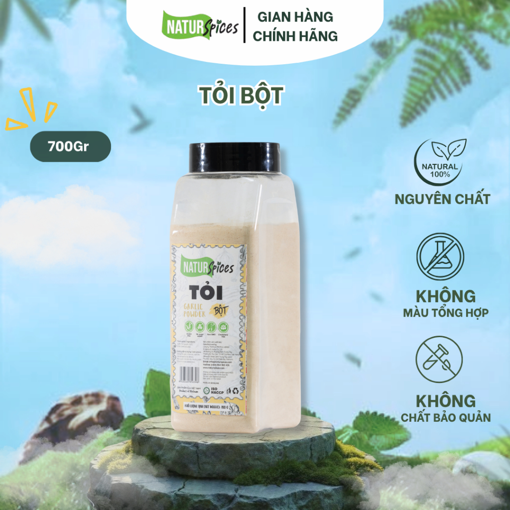 Garlic Powder 700g Puree Type 1 Herbal Powder, Pure Spice Box ...