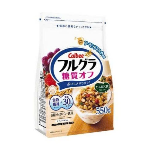 [DATE 1/2026] CALBEE CEREAL WHITE PACKAGE - LESS SWEET TYPE (550GR PACK ...