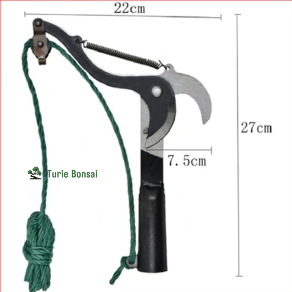 High tree branch cutting scissors with green zipper (new product ...