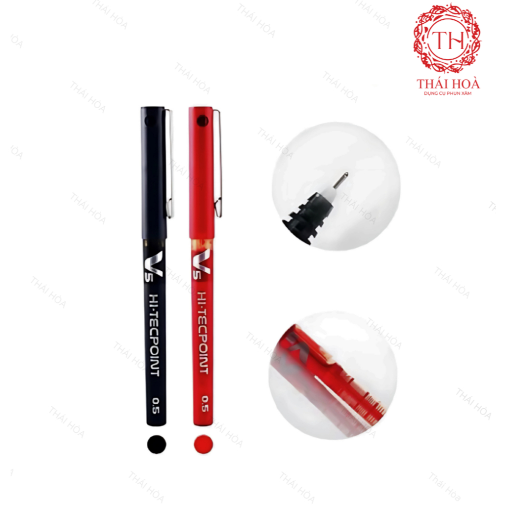 V5 Shaping Pen for Genuine Tattooing - Super Thin Ink Tip, Perfect ...