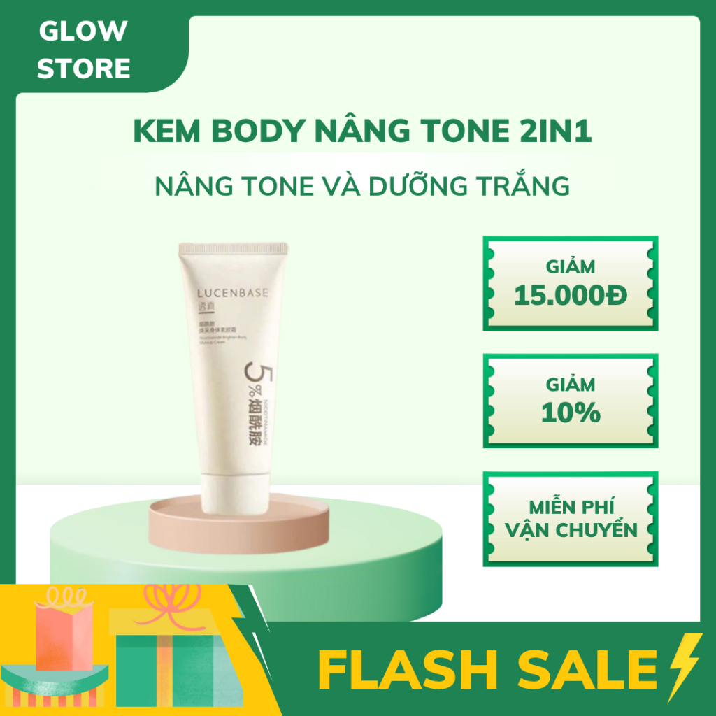 [GENUINE] Lucenbase body Tone Lifting Cream is smooth, soft on the skin ...