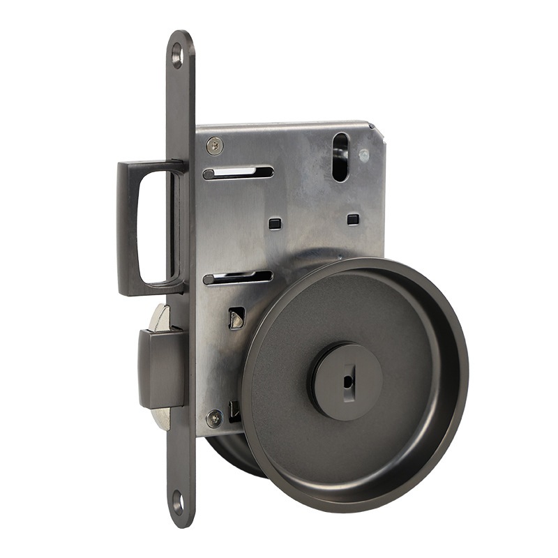 Sliding door lock, room divider sliding door, with handle, built-in ...