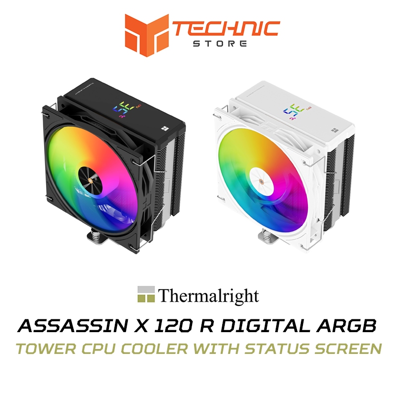 Thermalright Assassin X 120R SE PLUS - Ventilateur Processeur 4 Caloducs Double PWM