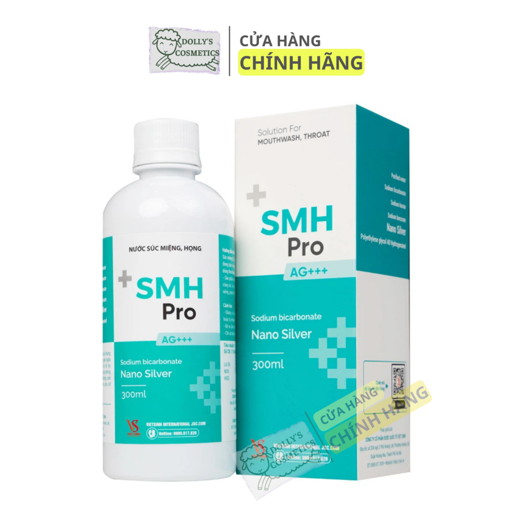 SMH Pro Ag+++ Mouthwash, Throat, Teeth and Mouth Hygiene, Bad Breath ...