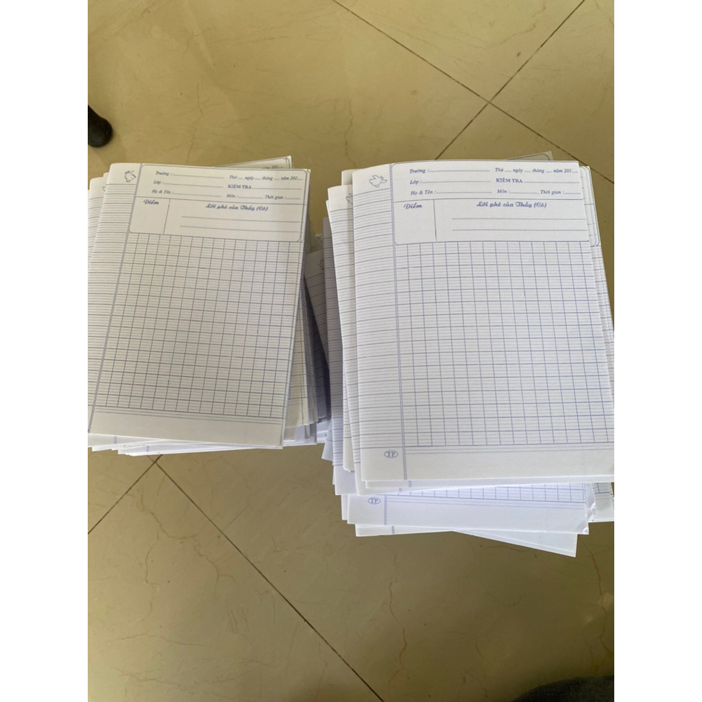 50 pre-lined test sheets Tien Phat liquidated cheaply | Shopee Singapore