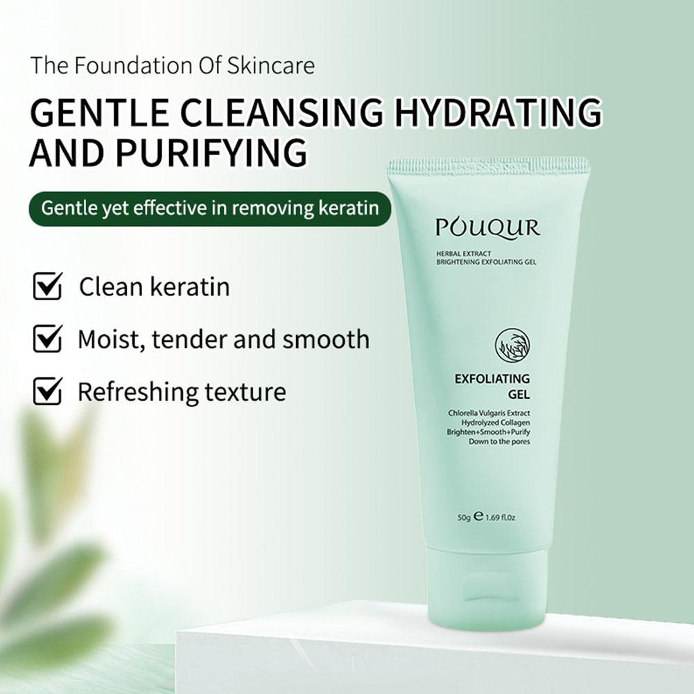 Product image Herbal Exfoliating Gel Cleans Mouth Sealed Pores Light and Non-Irritating Skin Brightening Gel 50g 2