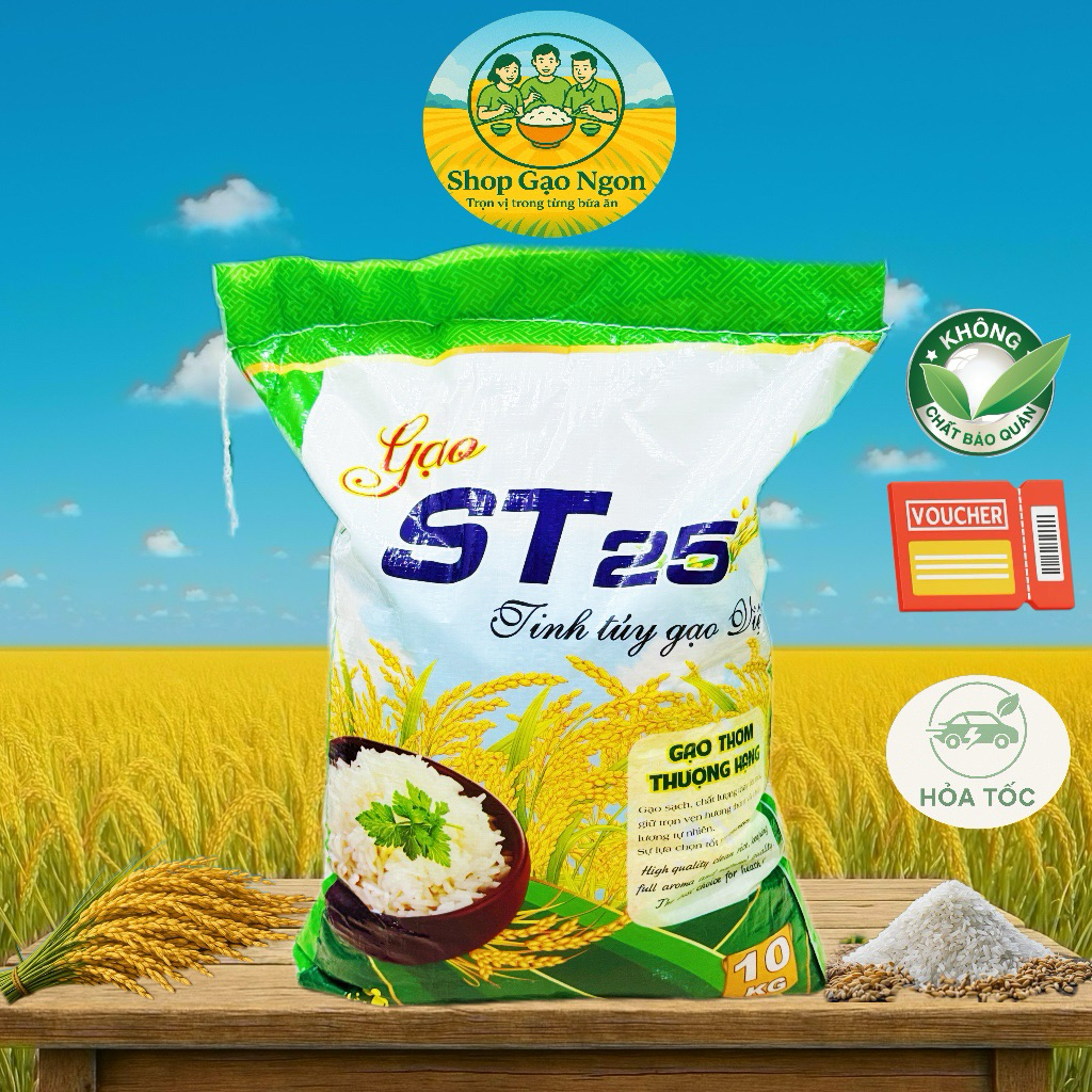 ST25 RICE _SOFT FRAGRANCE NEW RICE 10KG BAG (2-LAYER PACKAGE) | Shopee ...