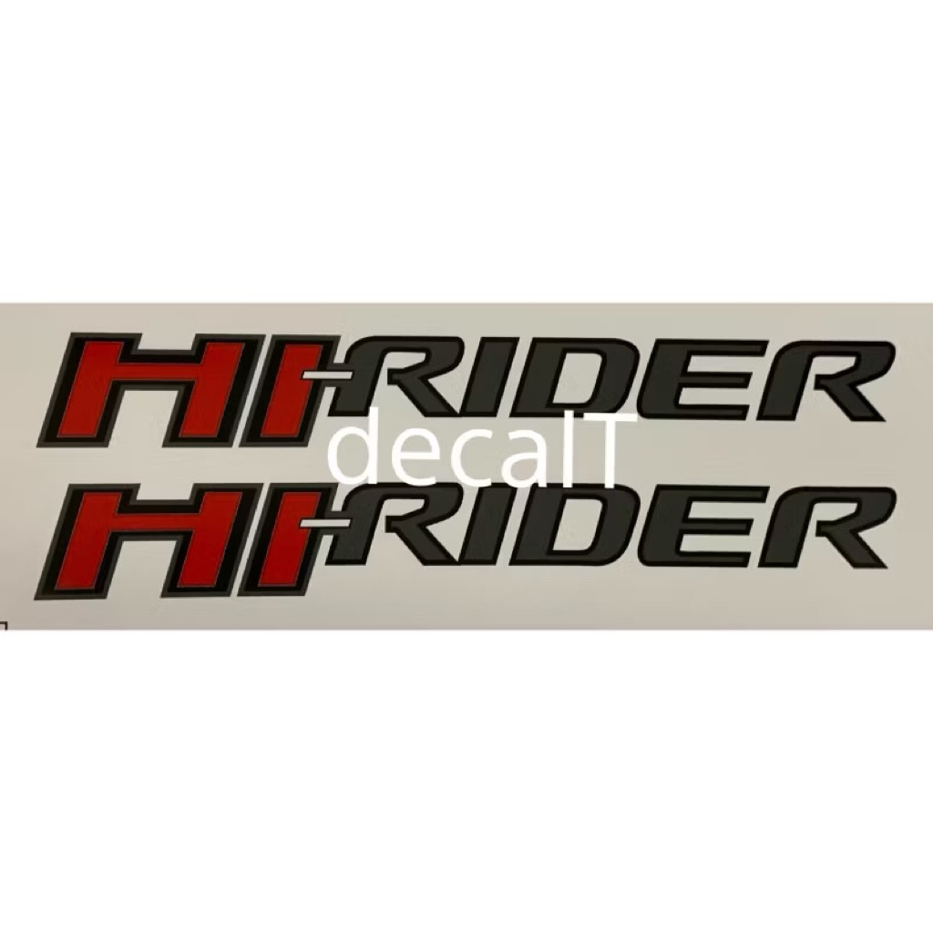 Hirider Ranger stamp. Ranger Hirider Car Sticker | Shopee Singapore