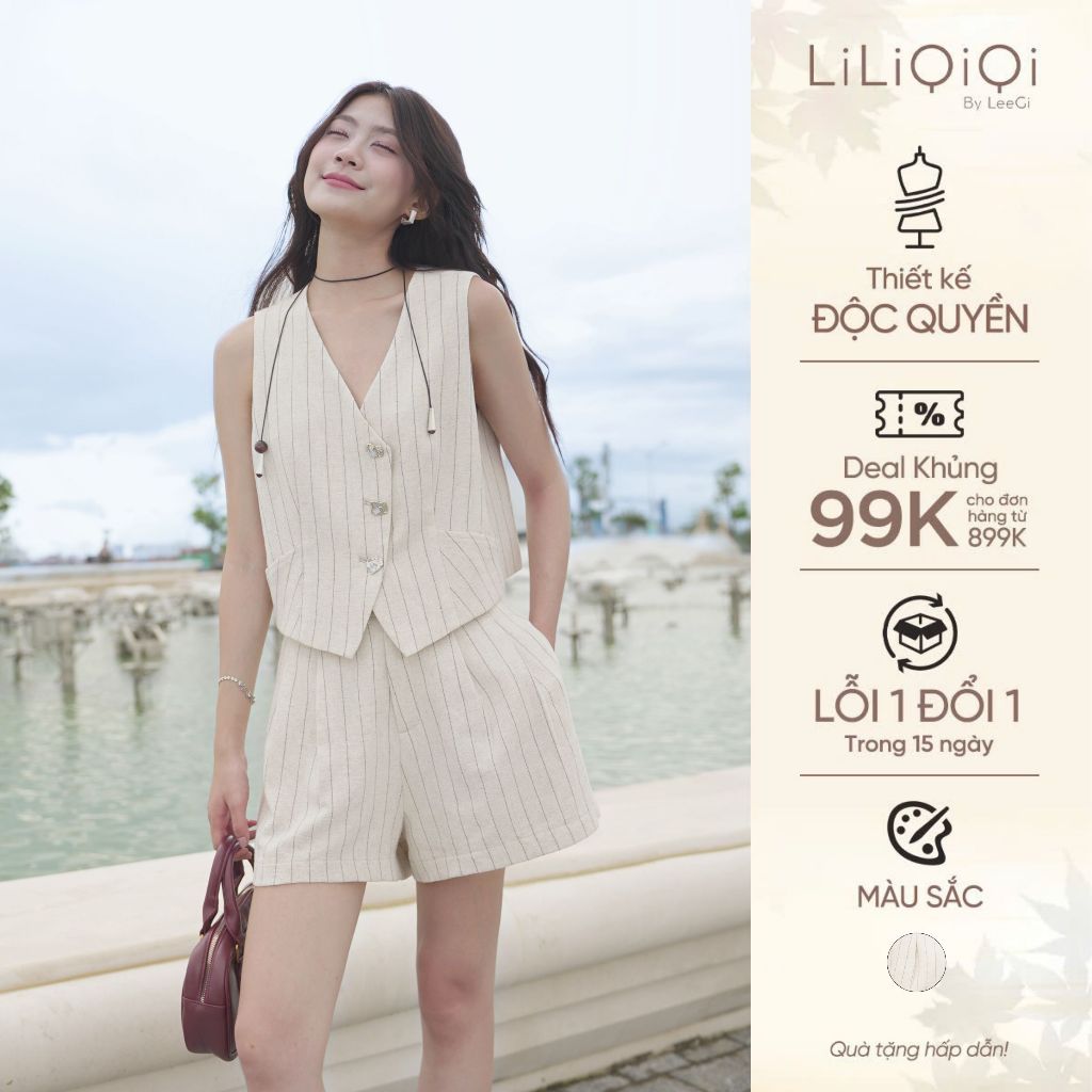 Jile shirt Set with mixed Shorts patterns for women with youthful ...