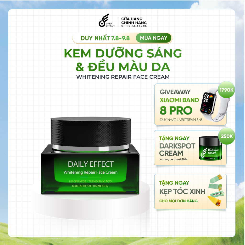 Daily Face Cream - Skin Brightening Support Cream & DAILY EFFECT Even ...