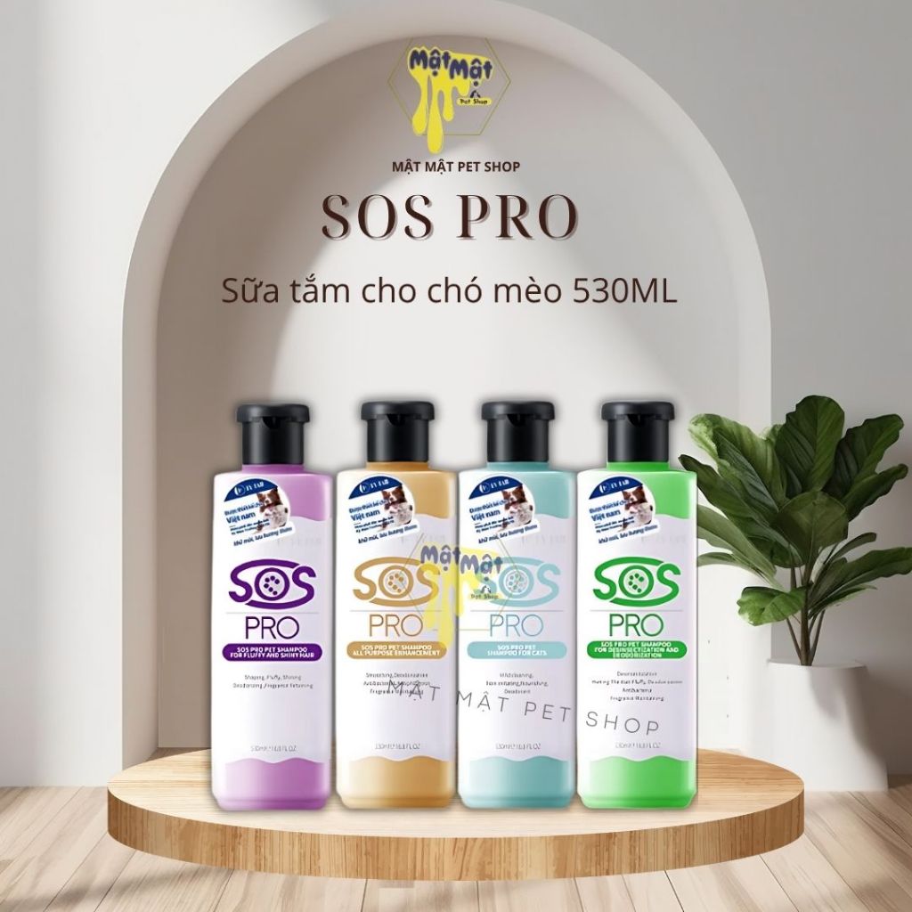 SOS PRO Upgraded Version Shower Gel for Dogs and Cats 530ml (Genuine Ky ...