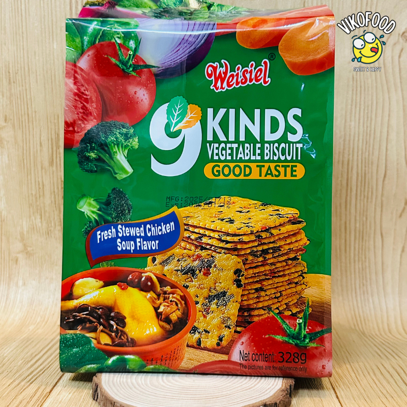 WEISIEL HONGKONG 9 TYPES OF VEGETABLES DIET CAKE [328G BAG] [STOWN ...