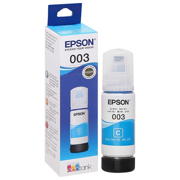 Genuine Epson 003 (C) Blue Ink – For L1110/ L3110/ L3150/ L5190 With ...