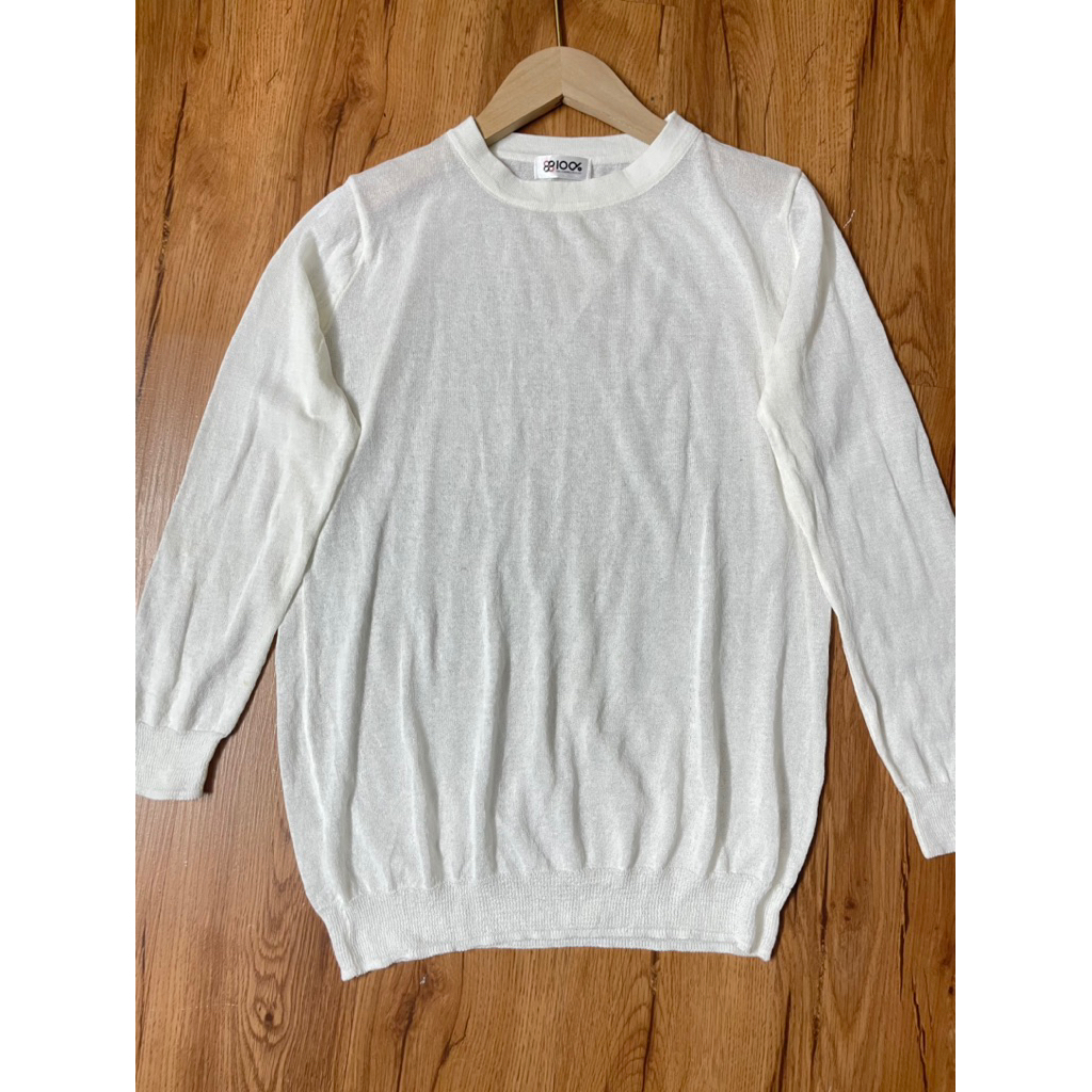 Paper sweater (thin fabric) long sleeves chest 80-94 | Shopee Singapore