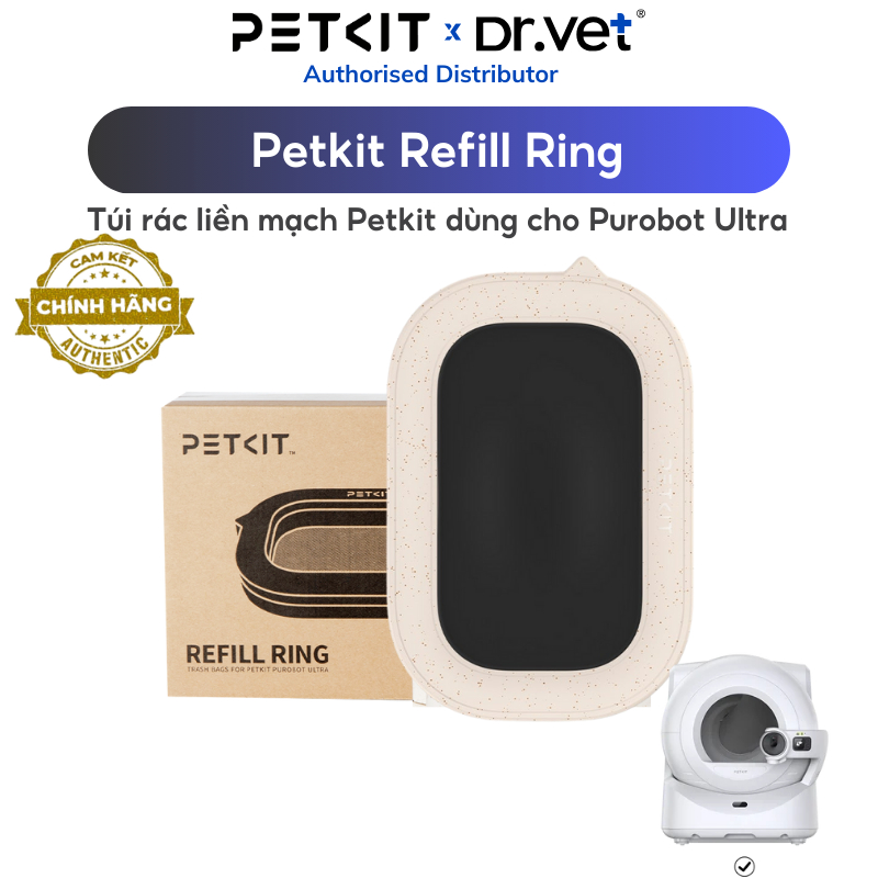 PETKIT Refill Ring Trash Bag - For PEKIT Purobot Ultra Cat Litter ...