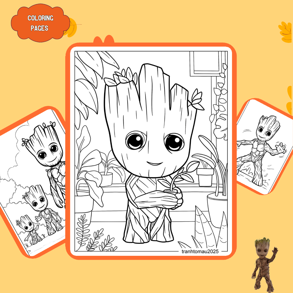 Set of 50/25/10 sheets of coloring pages, coloring pictures for ...
