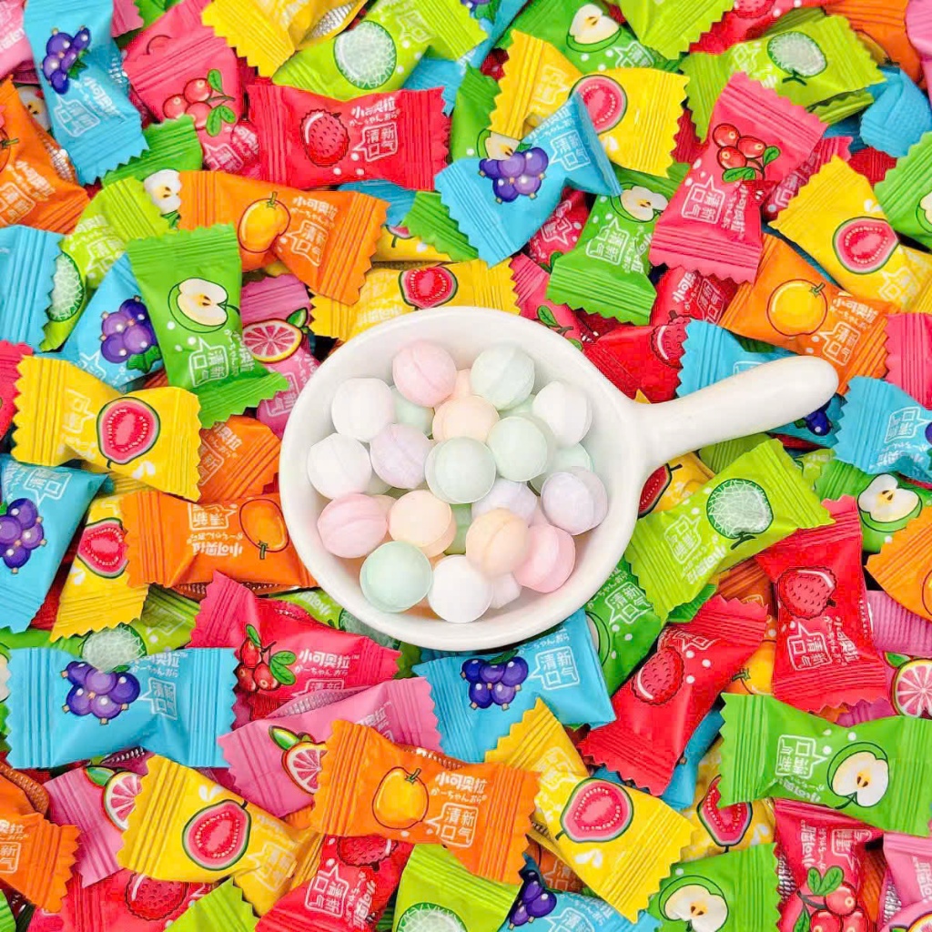 Wholesale 100g Mint Candy Mix 12 Cool Fruit Flavors, Mini Xiao Ke