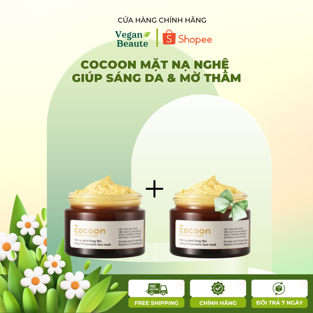 [BUY 1 GET 1 FREE] Hung Yen Turmeric Mask Helps Brighten Skin and Fade ...