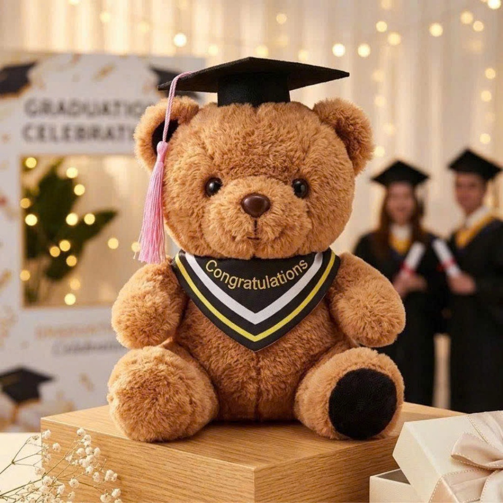 Graduation Teddy Bear Cute Bachelor Teddy Bear, Meaningful Graduation ...