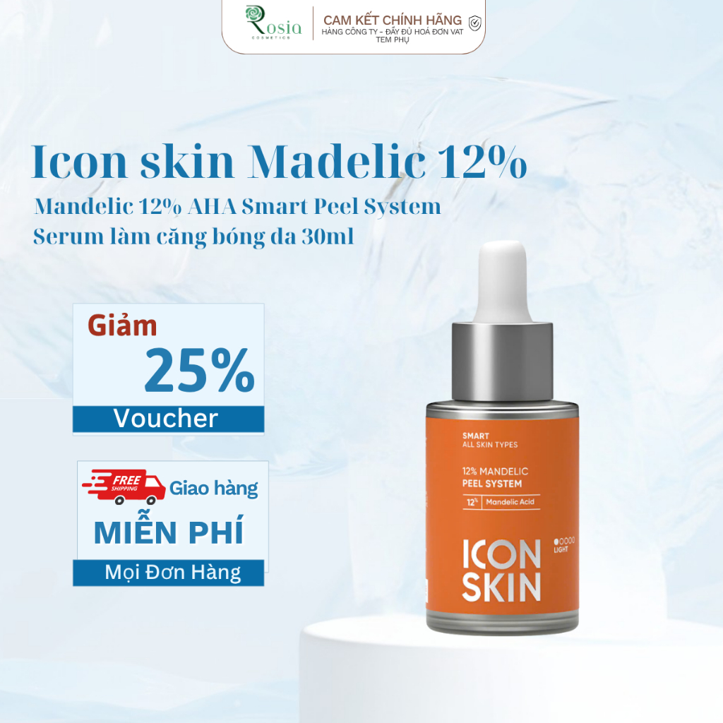 Icon Skin Peel 12% Mandelic Smart Peel System Tightens, Regenerates ...