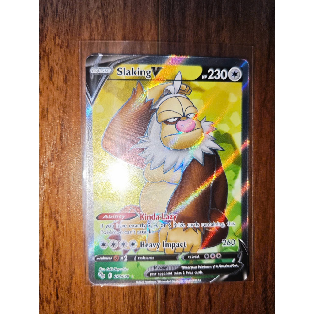 Pokemon card - Slaking - English - genuine Nintendo | Shopee Singapore