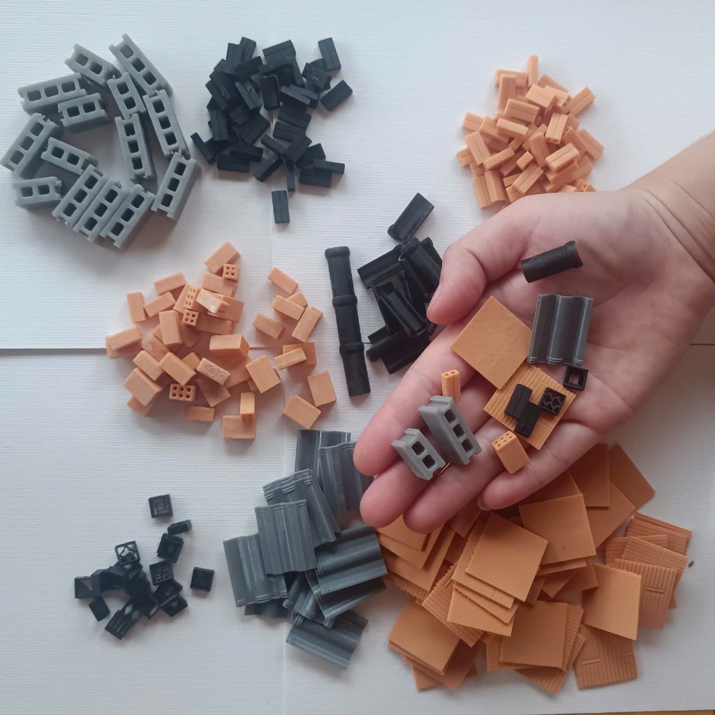 SA Mini tiles, mini model bricks - Accessories for making model houses ...