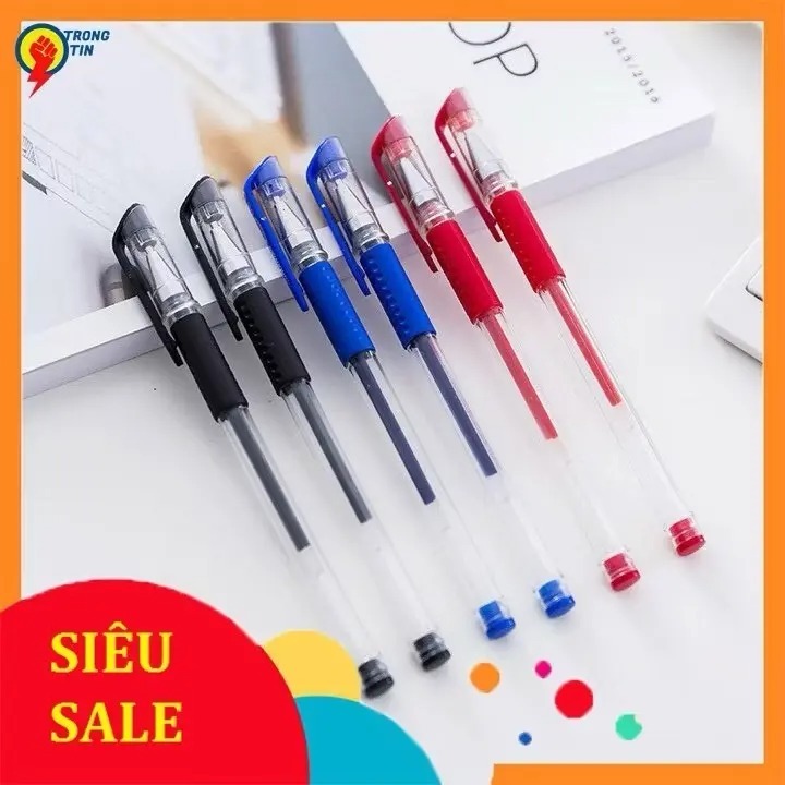 Ballpoint Pen Blue/Black/Red 0.5mm - High Quality Sharp Ink | Shopee ...