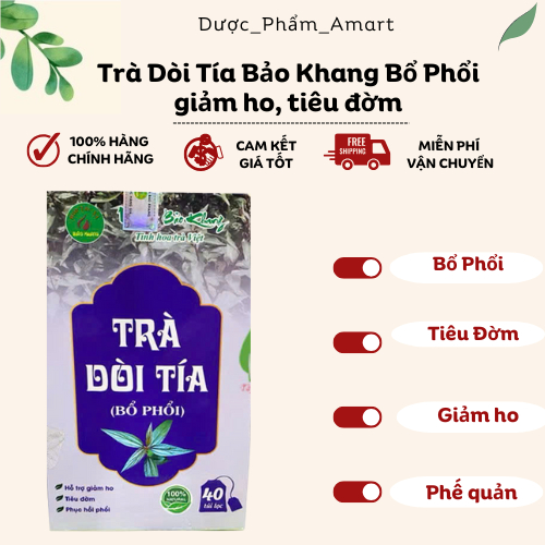 Bao Khang Purple Maggot Tea nourishes the lungs, reduces dry cough ...