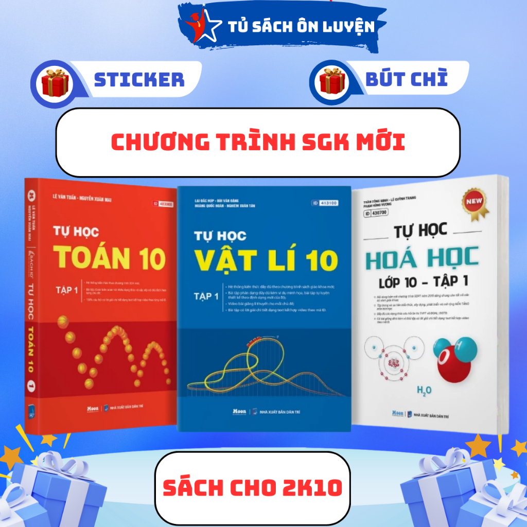 Self-Study Book Math, Physics, Chemistry Grade 10 - Semester 1 (Latest ...