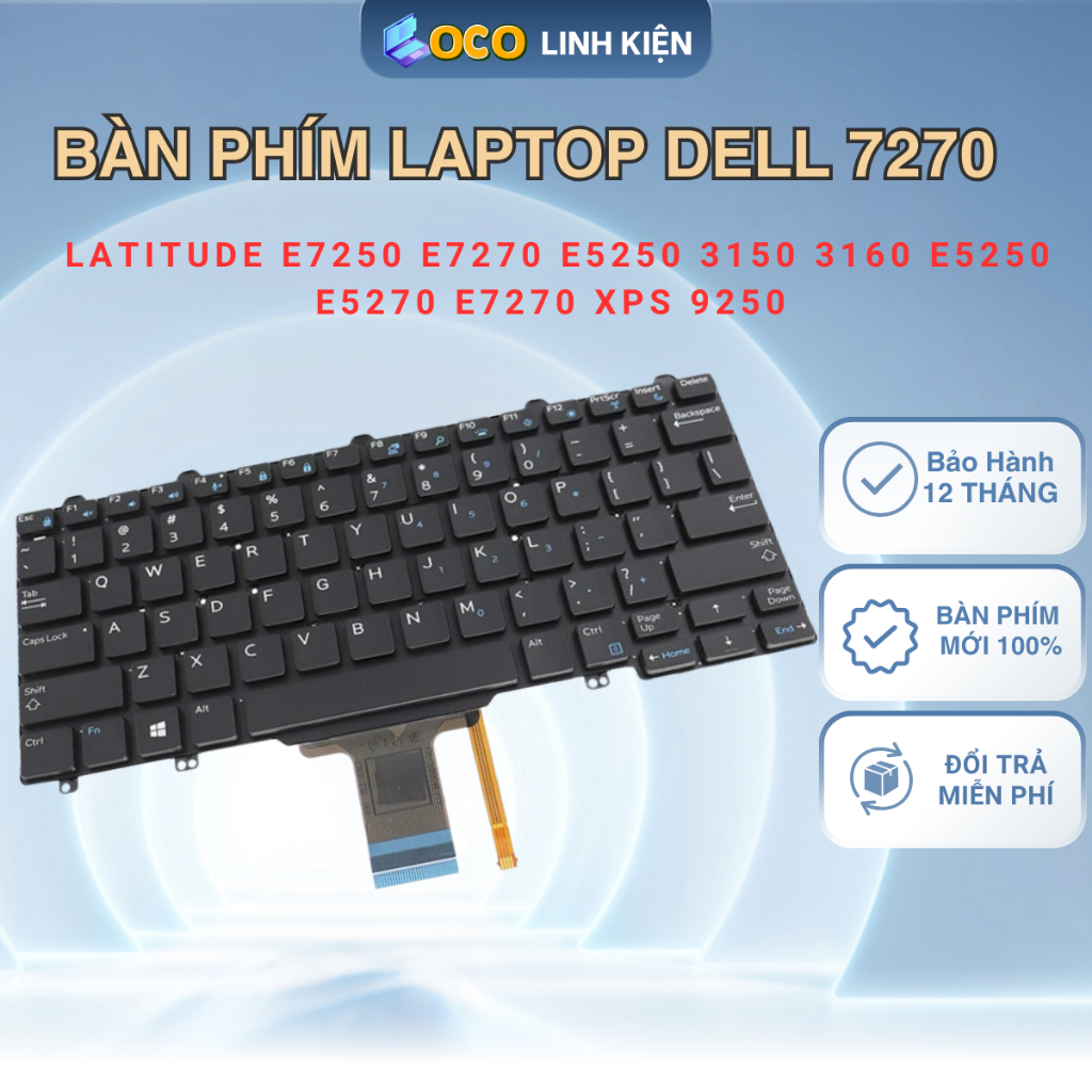 Dell Latitude E7250 E7270 E5250 3150 3160 E5250 E5270 E7270 XPS 9250 ...