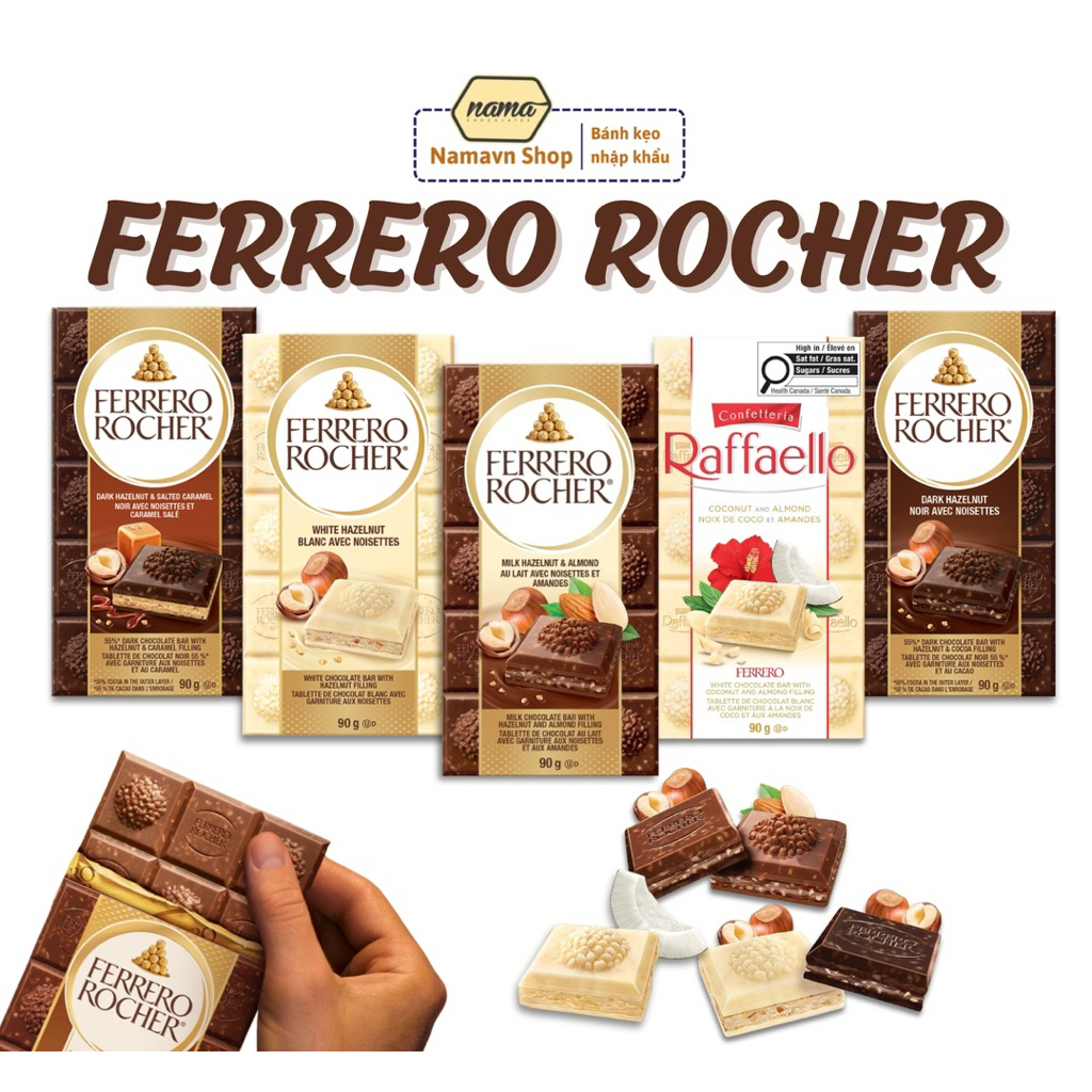 Ferrero Rocher Bar Chocolate - Ferrero Rocher Chocolate Bar | Shopee ...