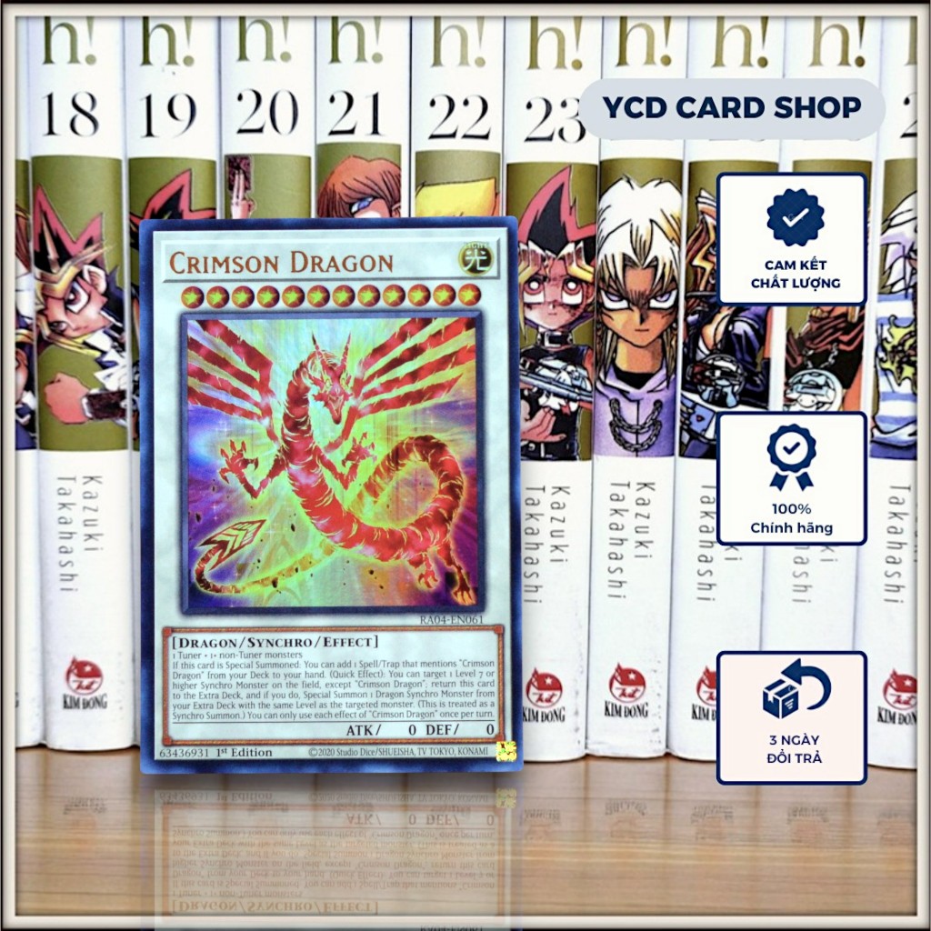 YCDcardgame] Genuine Yugioh Card Crimson Dragon -Ultra Rare [Synchro] |  Shopee Singapore